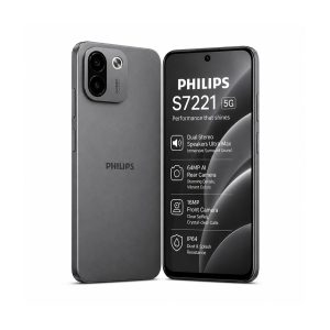 Philips S7221 5G Smartphone (Gray) | 6.67" HD+ Display