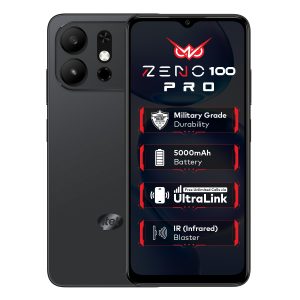 Zeno 100 Pro | 3GB RAM + 5GB Virtual RAM, 64GB Storage | Natural Black
