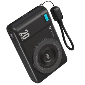 Portronics Power Shutter Air 20K 20000mAh 15W Magnetic Wireless Fast Charging Powerbank  (Black)