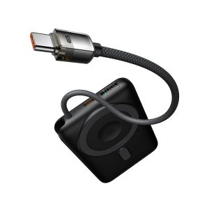 Mcdodo 2-in-1 Magnetic Wireless Powerbank, 10000mAh, 20W | Black