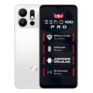 Zeno 100 Pro | 3GB RAM + 5GB Virtual RAM, 64GB Storage | Cloud White