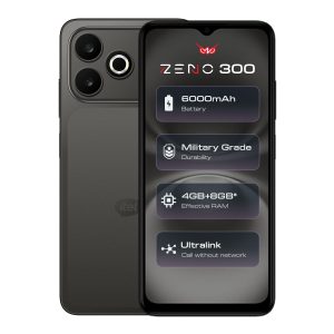 Itel Zeno 300 | 4GB + 8GB RAM, 64GB Storage | Black