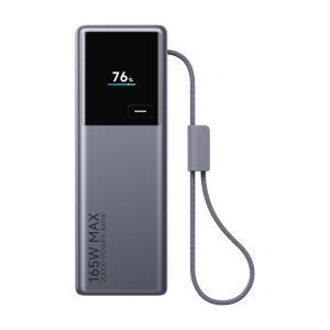 Xiaomi MI Power Bank 20000 165W Fast Charging|Built-in USB-C Cable | Space Grey