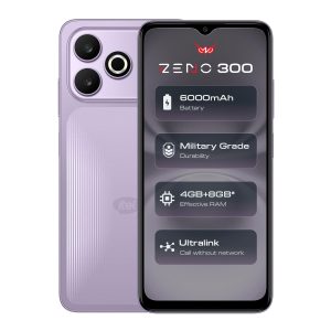 Itel Zeno 300 | 4GB + 8GB RAM, 64GB Storage | Lavender Purple