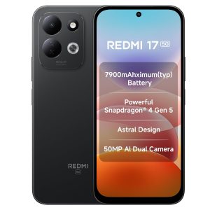 Redmi 17 5G (Absolute Black, 8GB RAM, 128GB ROM)