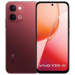 vivo Y31t 5G (Crimson Red, 6GB RAM, 128GB Storage)