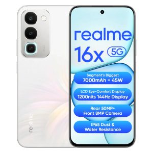 realme 16x 5G Smartphone 4GB+128GB White
