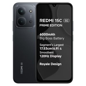 Redmi 15C 5G Prime Edition (Midnight Black, 6GB + 128GB)