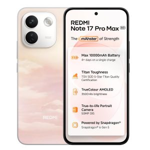 Redmi Note 17 Pro Max 5G (Secret Sunrise, 8GB RAM, 256GB ROM)