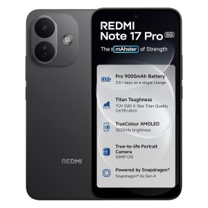 Redmi Note 17 Pro 5G (Stealth Black, 8GB RAM, 128GB ROM)