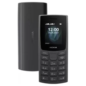 Nokia All-new 105 Dual Sim Keypad Phone with Built-in UPI Payments | Charcoal